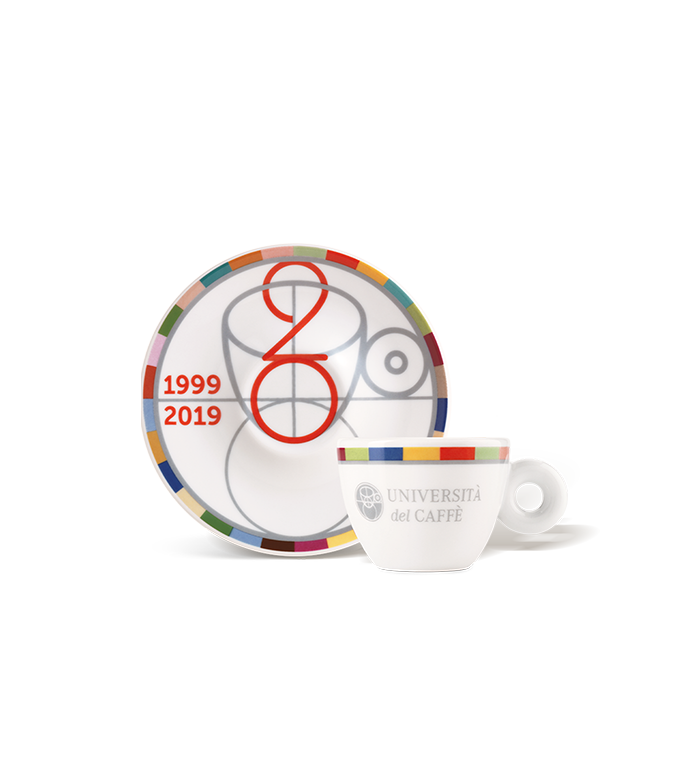 illy UDC 20th Anniversary espresso cup and saucer