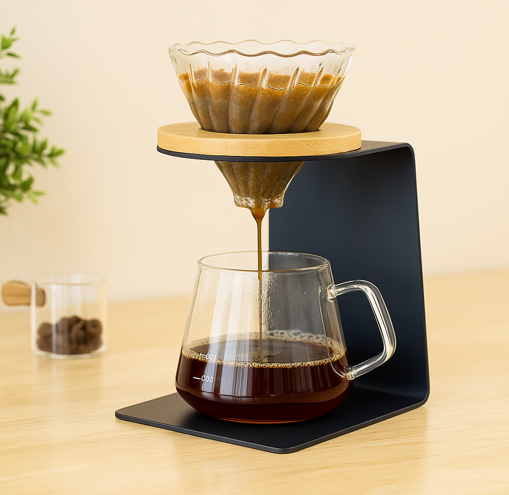 قاعدة V60 معدنية – تصميم عملي