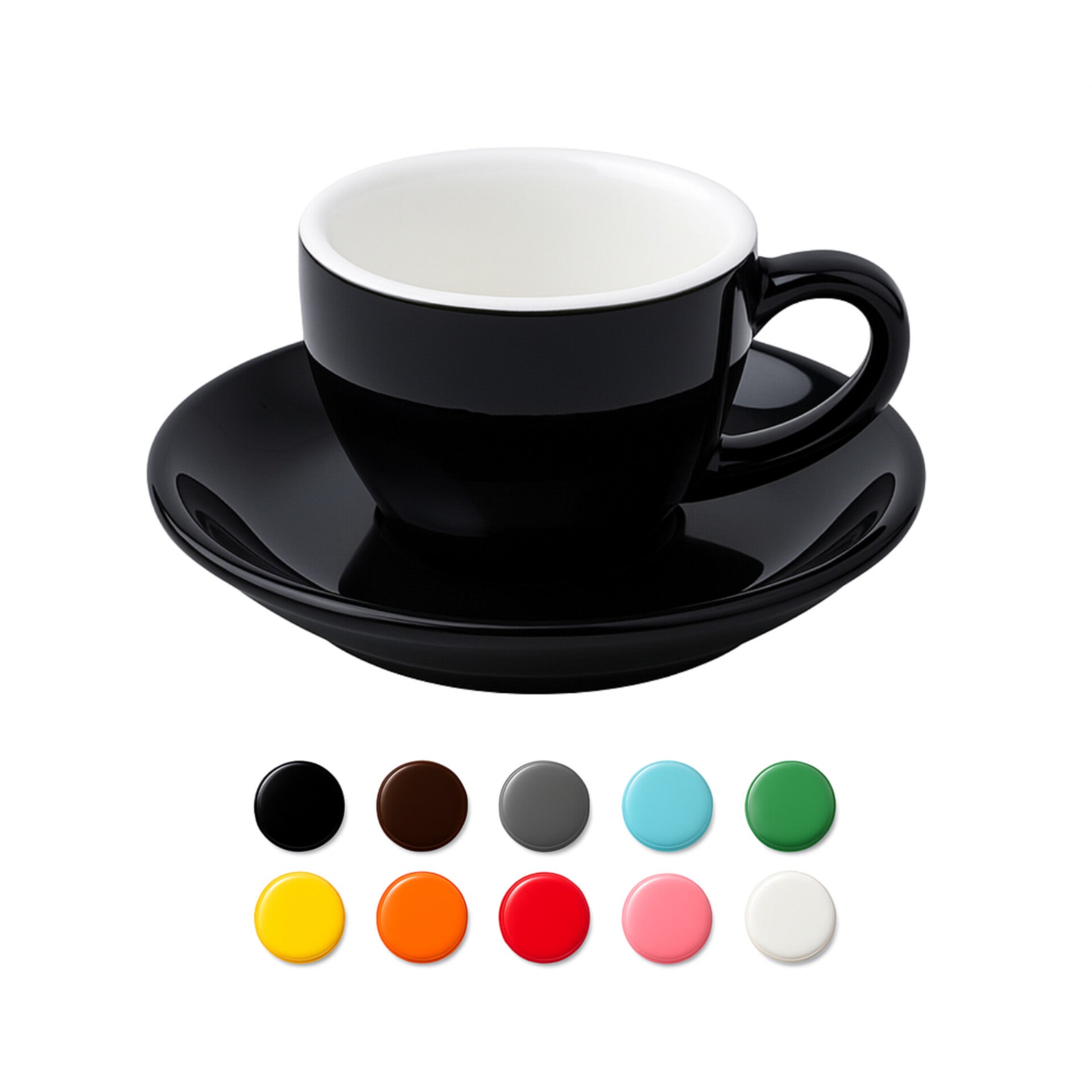 75ml Ceramic Espresso Cup with Saucer – Multi Colors Cup  Cup
