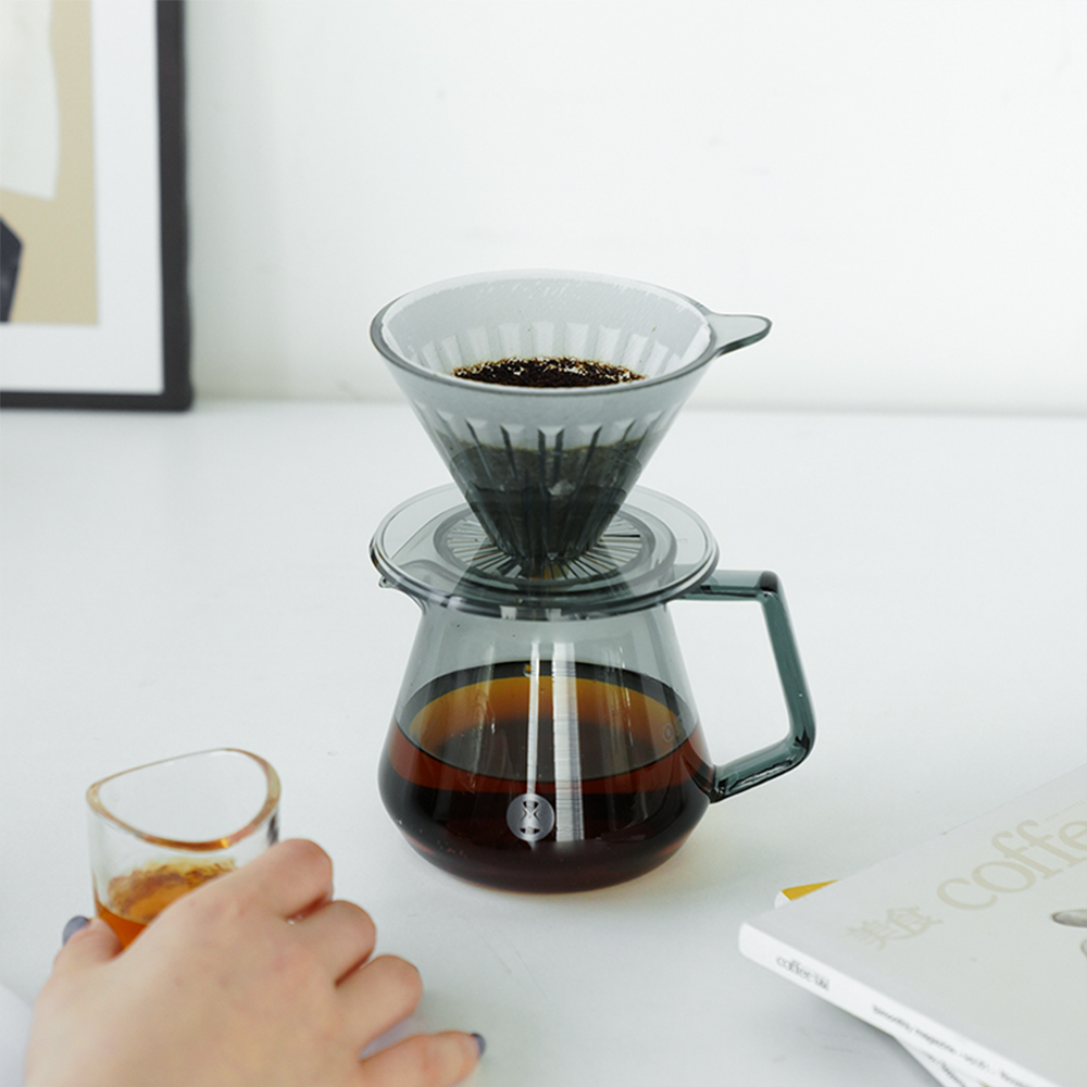 Timemore Crystal Eye Brewer Set PCTG Dripper 02 black-kuwait-barista-tools-armista-الكويت-ارميستا-باريستا