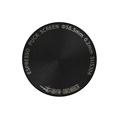 3 Bomber Espresso Puck Screen 58.5mm, Titanium Coated Black 0.2mm