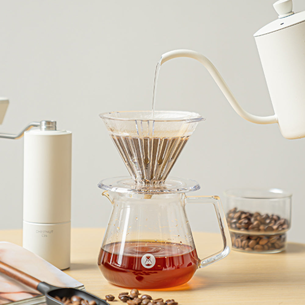 Transparent black Turbo 01 showing the ribbed extraction channels