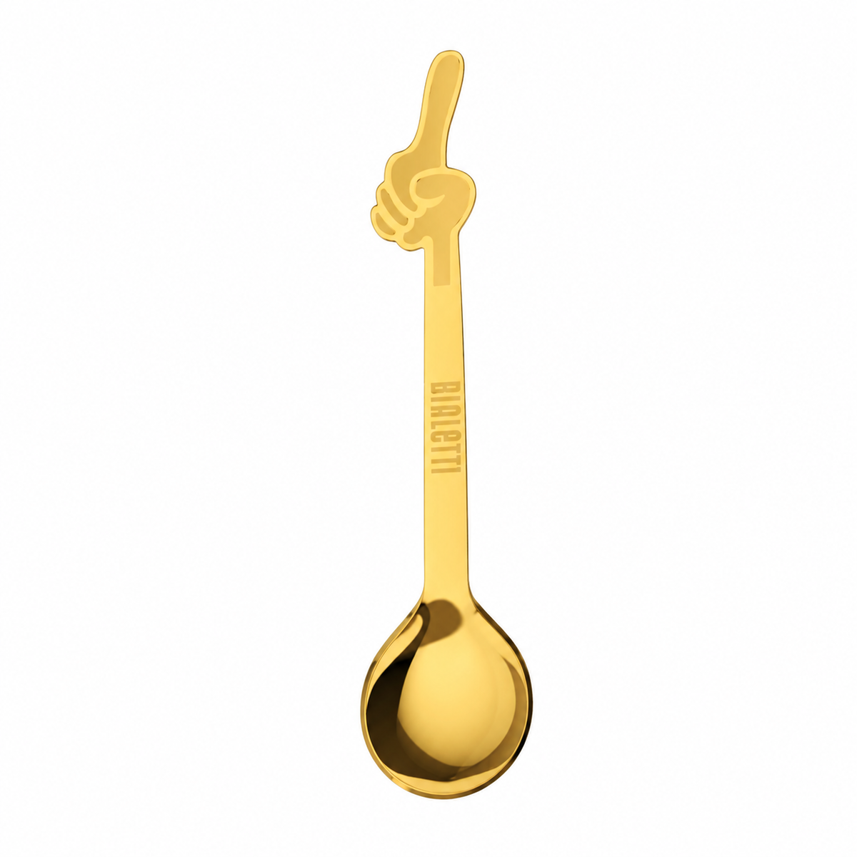 Bialetti coffee spoon in 18/8 stainless steel, gold