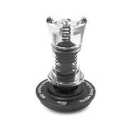 Bearr 58.35mm tamper with transparent handle and ripple base