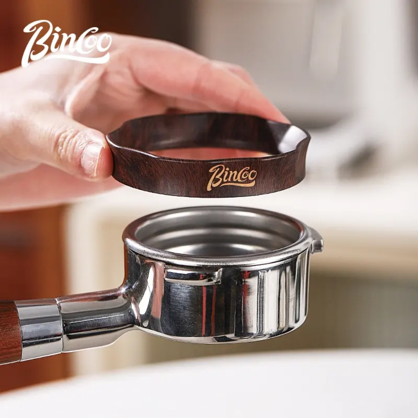 Dosing Funnel Magnetic 58mm Bincoo-kuwait-barista-tools-armista-الكويت-ارميستا-باريستا