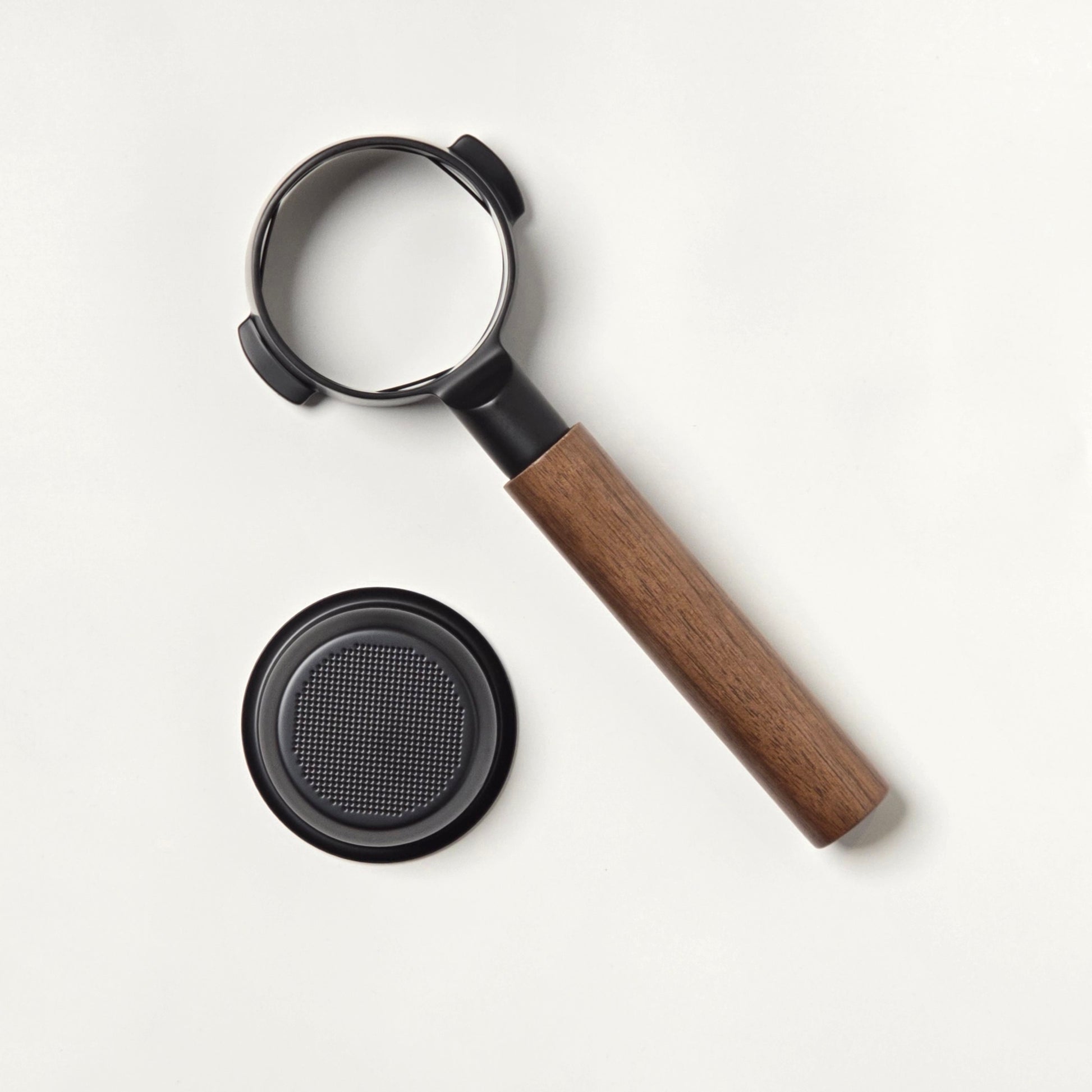 Bottomless Portafilter 58mm – Wooden Handle-ادوات-باريستا-الكويت-ارميستا-kuwait-armista