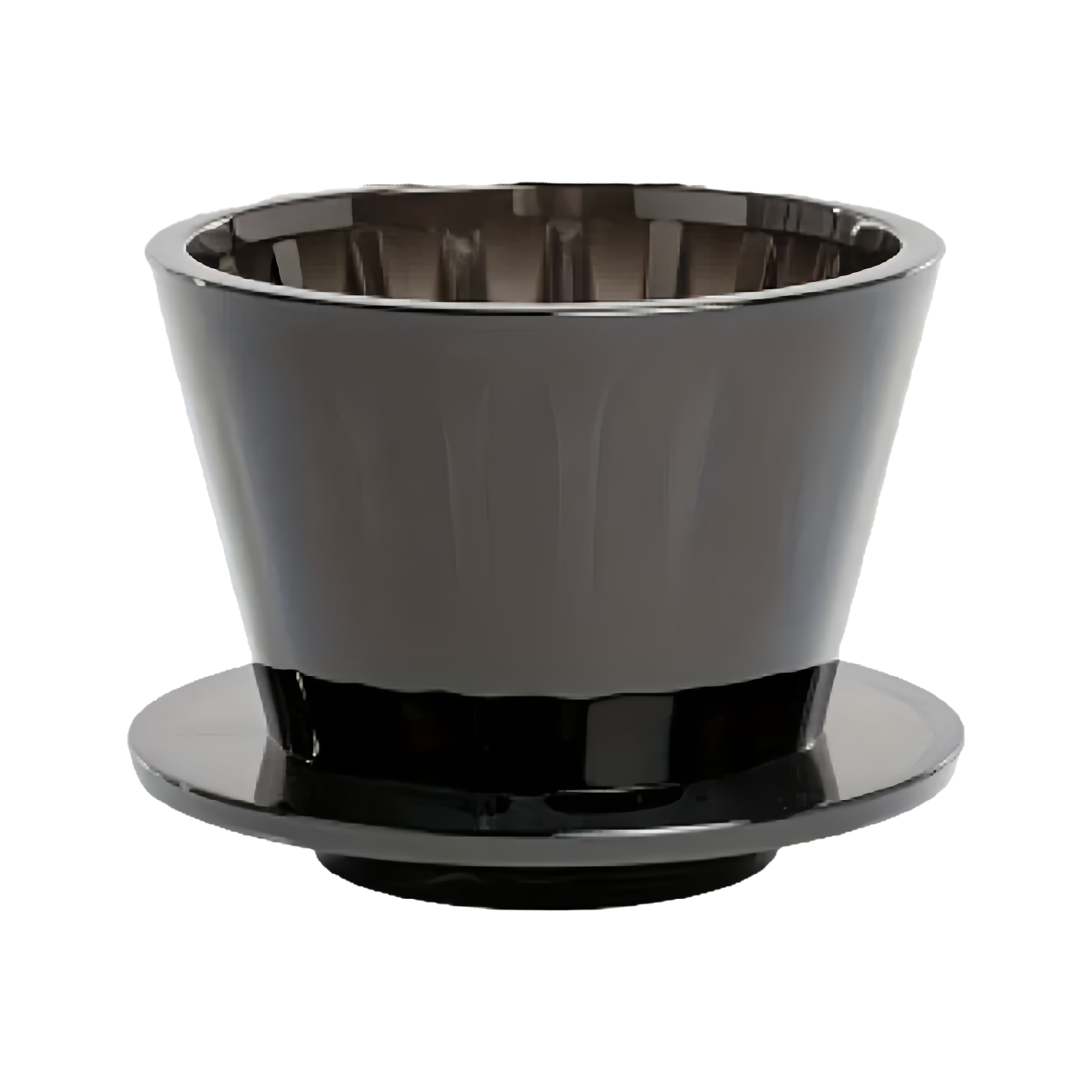 Plastic Coffee Dripper – 01 (Black / Clear)-kuwait-barista-tools-armista-الكويت-ارميستا-باريستا