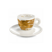 illy Art Collection 1999 – Peter Roesch “Schwung” – Gold Espresso Cup