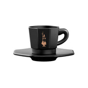 Bialetti Octagonal Espresso Cup 75ml, Black & Rose Gold