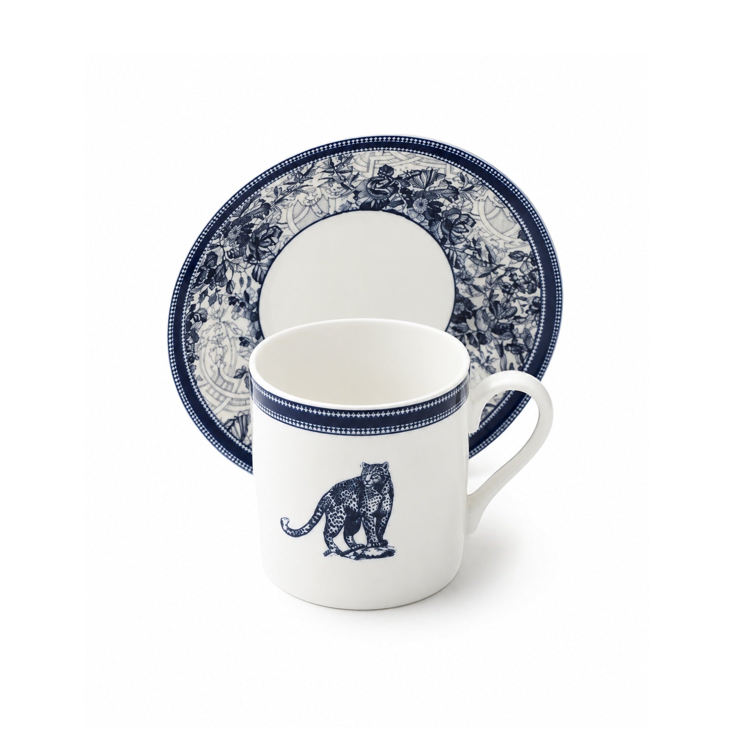 Blue Leopard Espresso Cup – 90ml