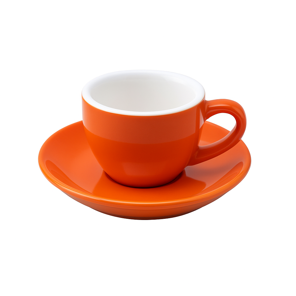 75ml Ceramic Espresso Cup with Saucer – Multi Colors Cup 2.250 Cup