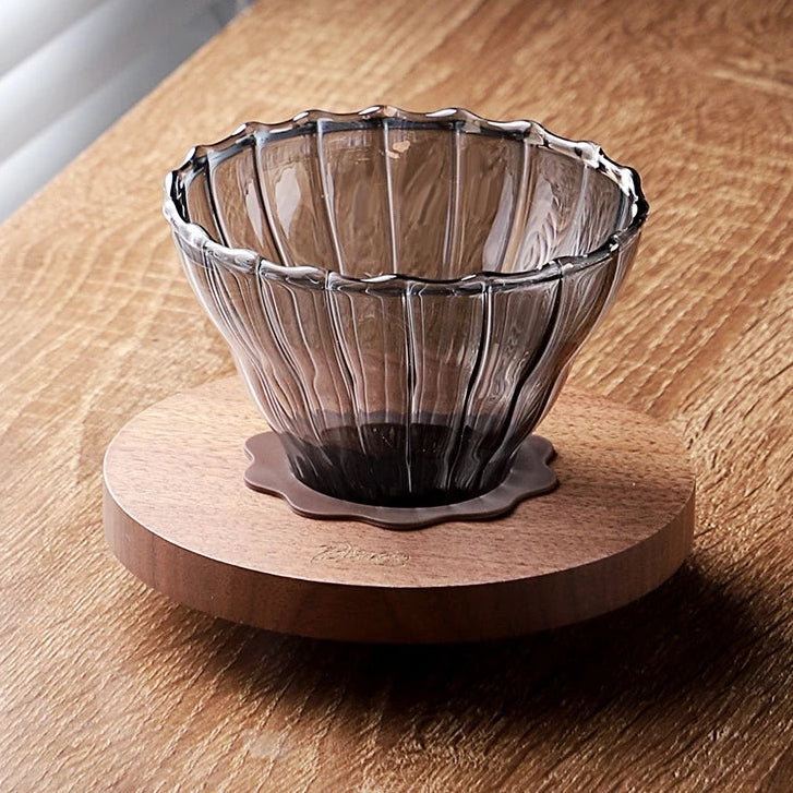 Bincoo - Grey V60 Glass Pour-Over Brewing Set