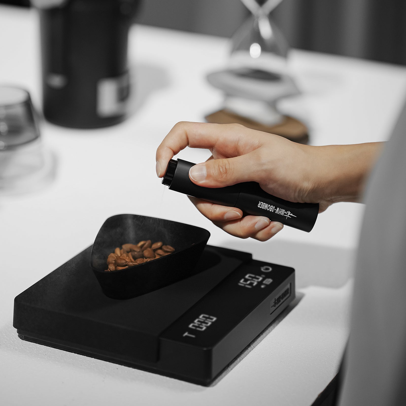3 Bomber – BeanBoat Coffee Bean Dosing Cup