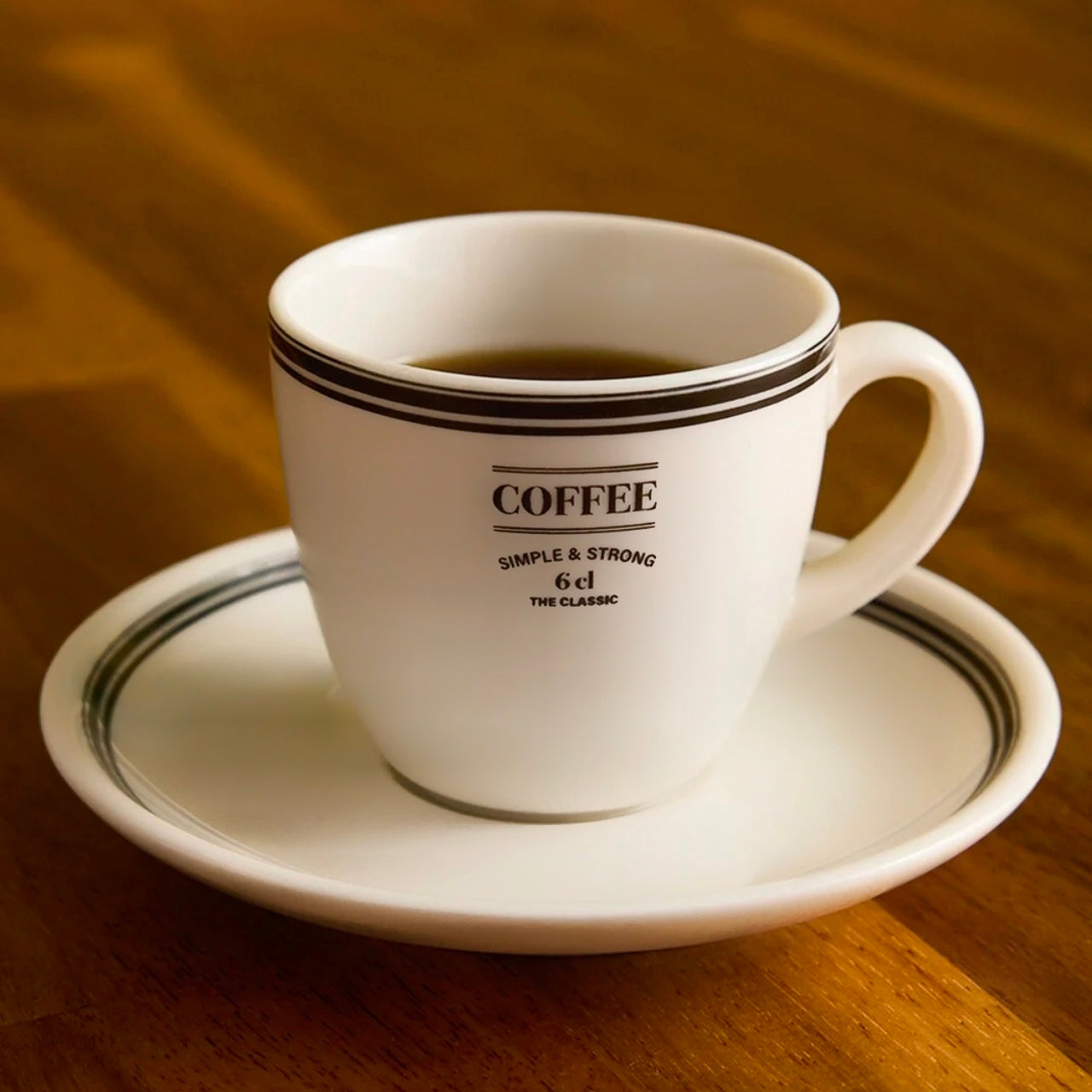 Elegant Ceramic Espresso Cup & Saucer | 80ml | Armista
