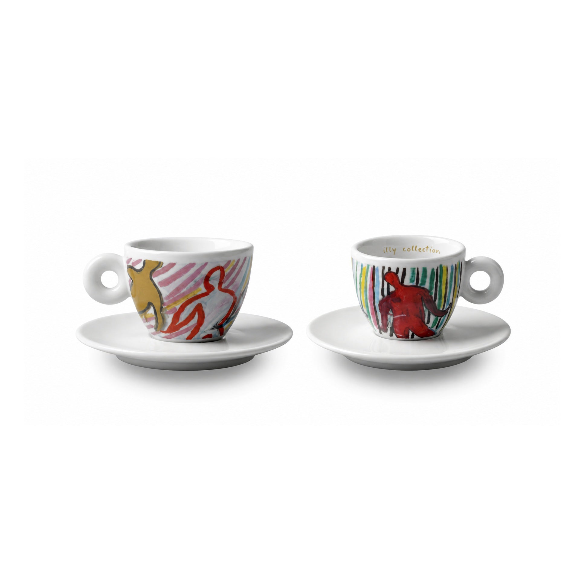 illy collection Sandro Chia 1997 – Espresso cup multicolor