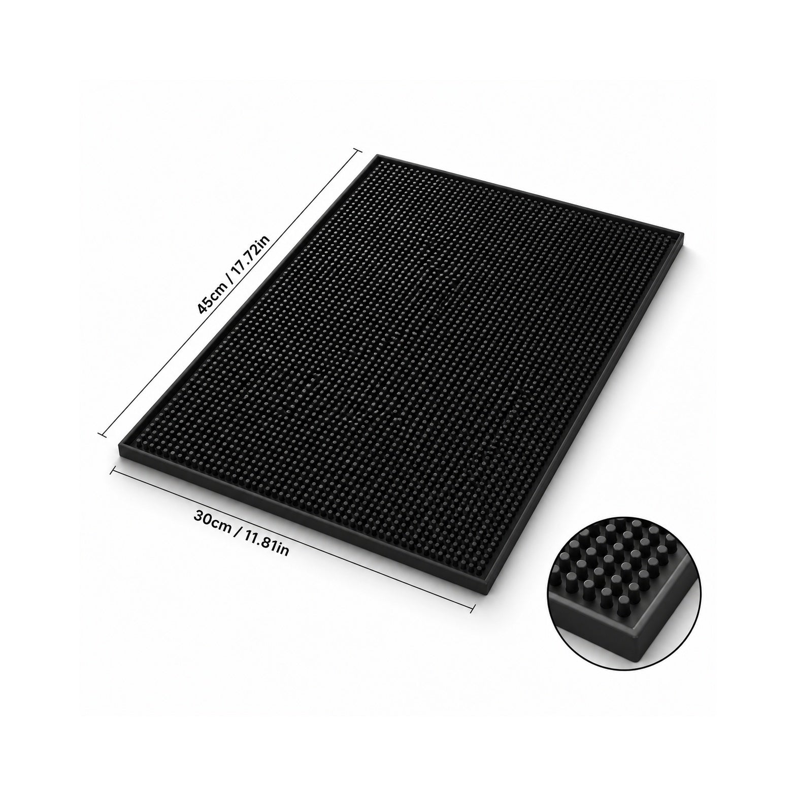 Rubber Bar Mat 45×30cm