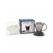 Clever Dripper Small 300ml in Transparent Grey — full-immersion brewer with shut-off valve
