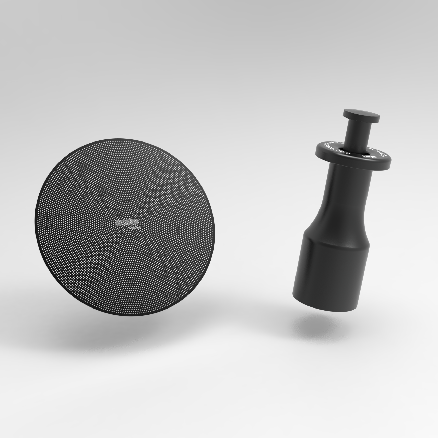 Puck screen held securely on the magnetic lifter