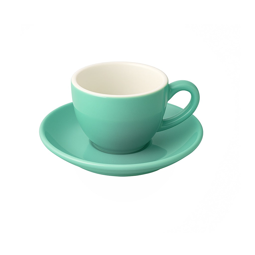 75ml Ceramic Espresso Cup with Saucer – Multi Colors Cup  Cup