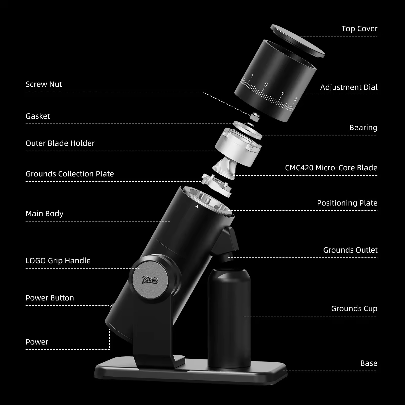 Telescope DM01 Grinder - Bincoo
