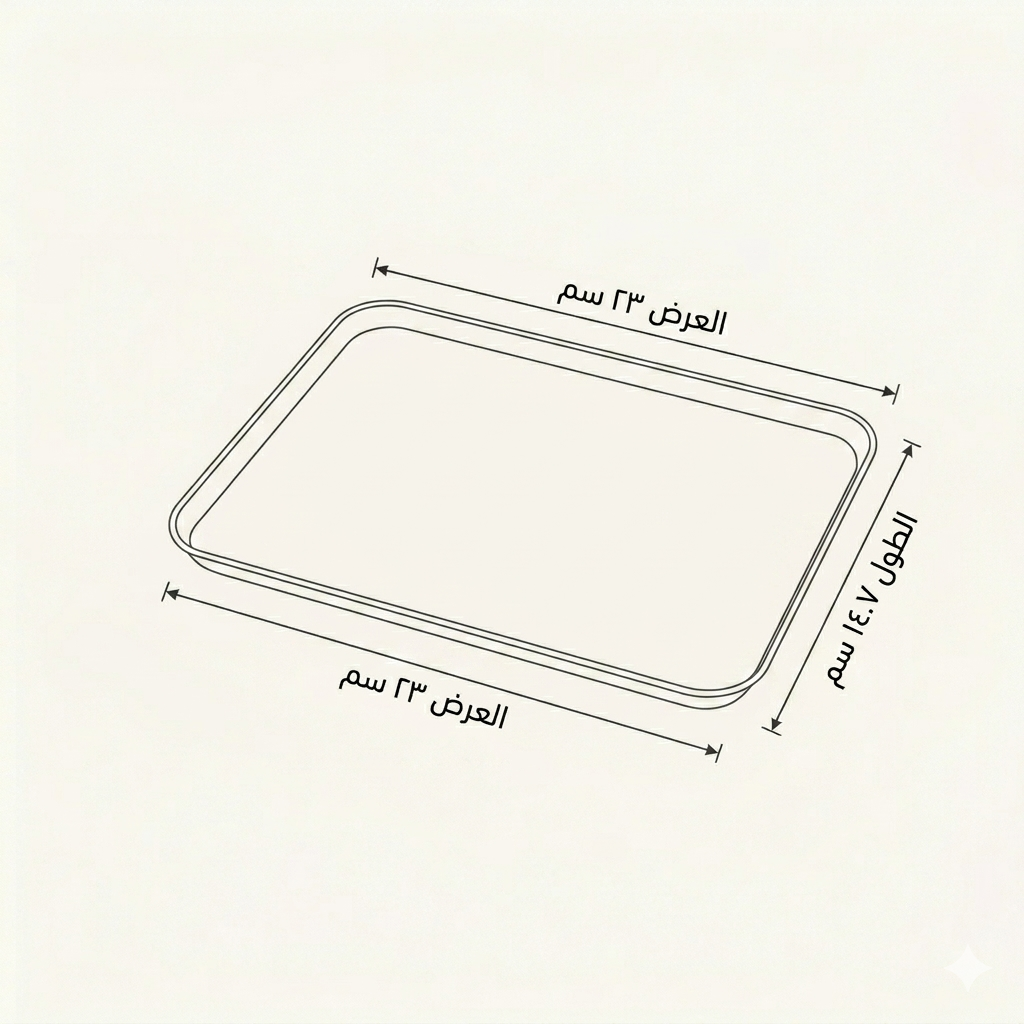 Stainless Steel Serving Tray - Small