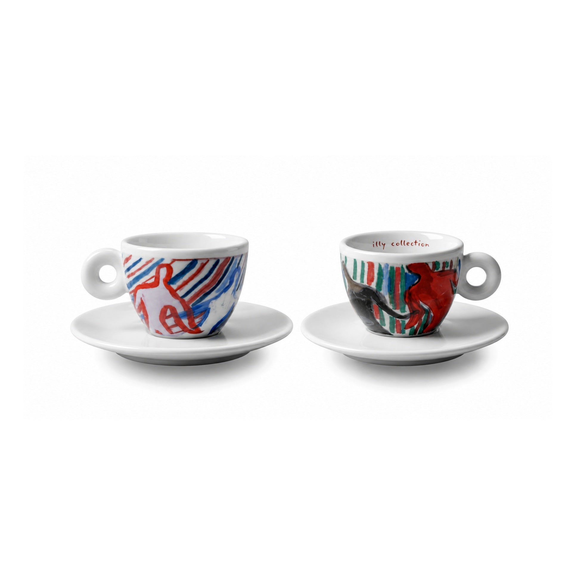 illy collection Sandro Chia 1997 – Espresso cup multicolor
