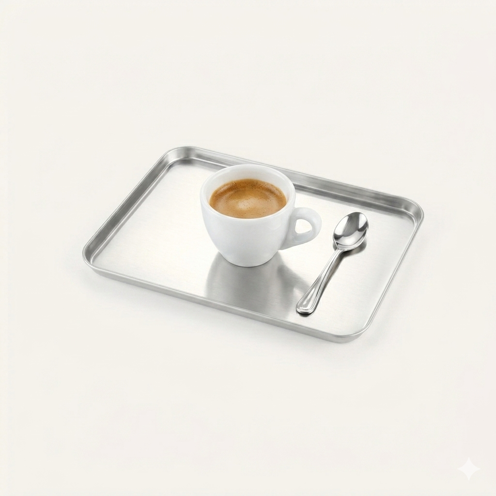 Stainless Steel Serving Tray - Small