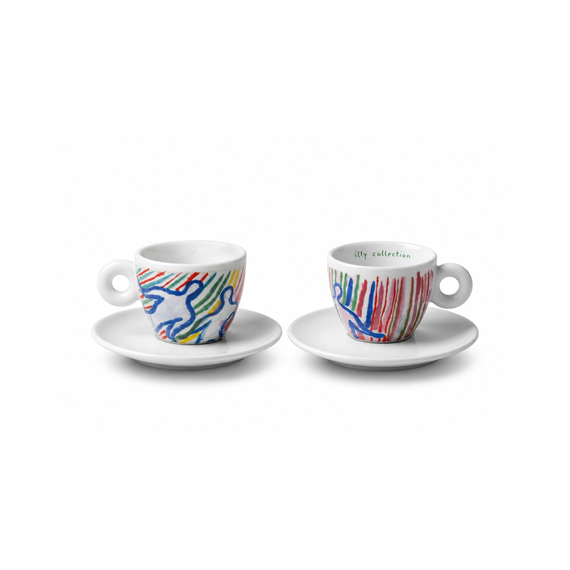 illy collection Sandro Chia 1997 – Espresso cup multicolor
