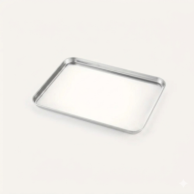 Stainless Steel Serving Tray - Small