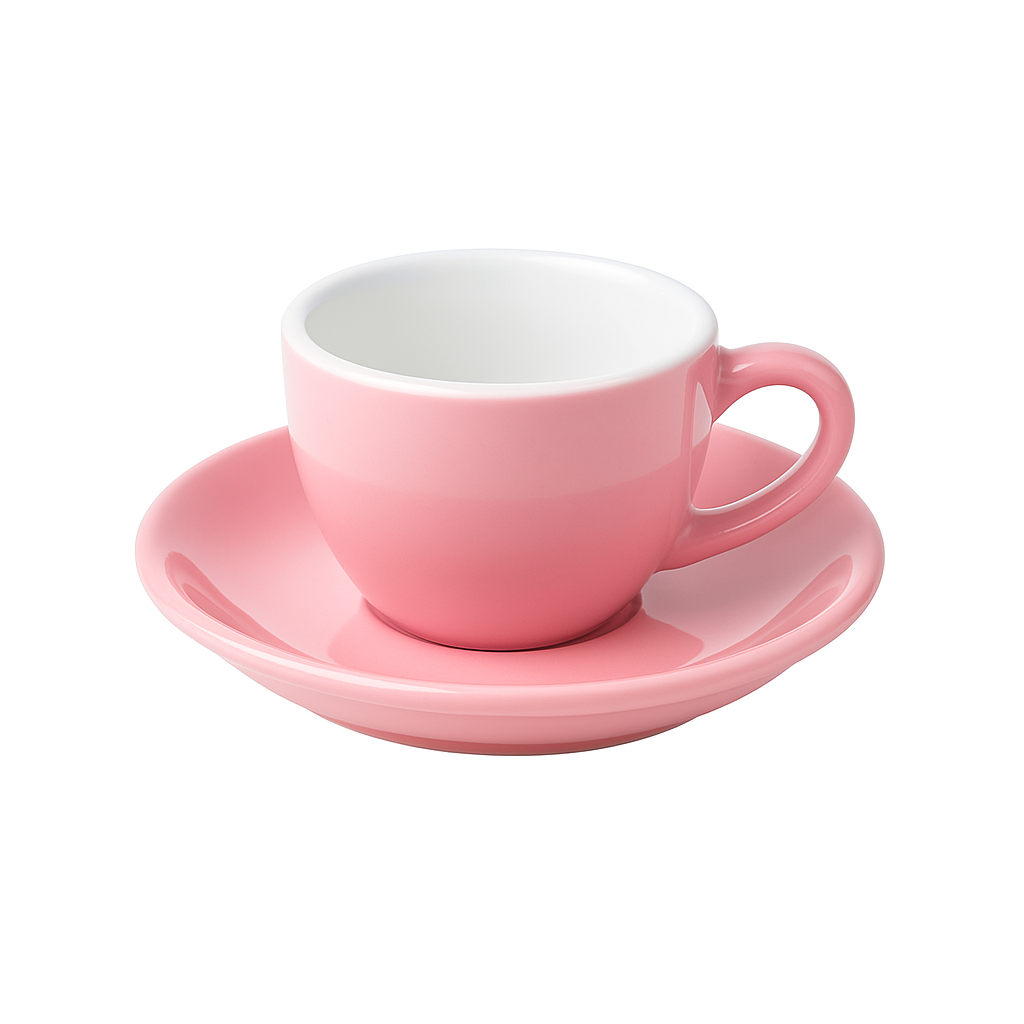 75ml Ceramic Espresso Cup with Saucer – Multi Colors Cup 2.250 Cup