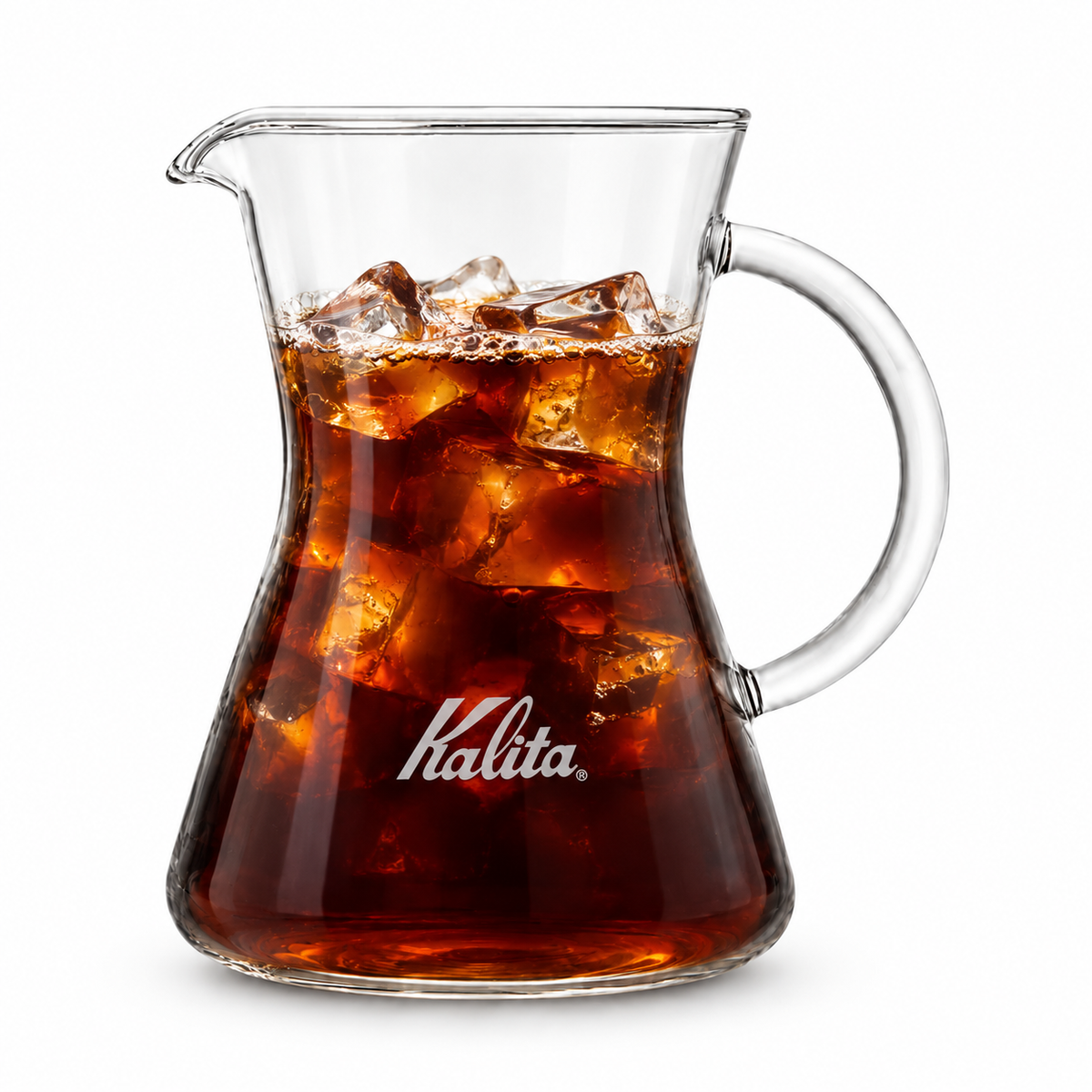 Kalita Glass Server 300ml — heat-resistant glass pour-over server, made in Japan