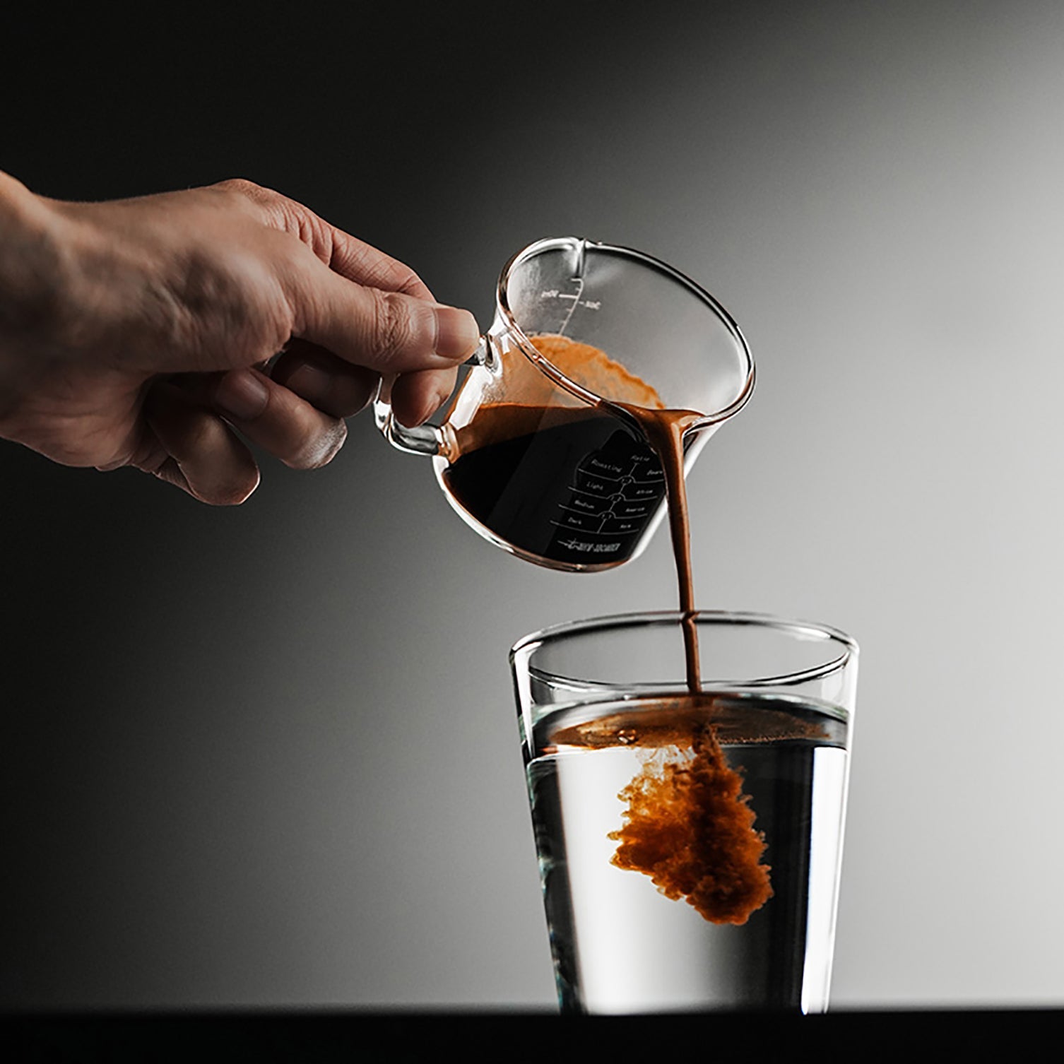 3 bomber – Glass Measuring Cup Transparent 120ml