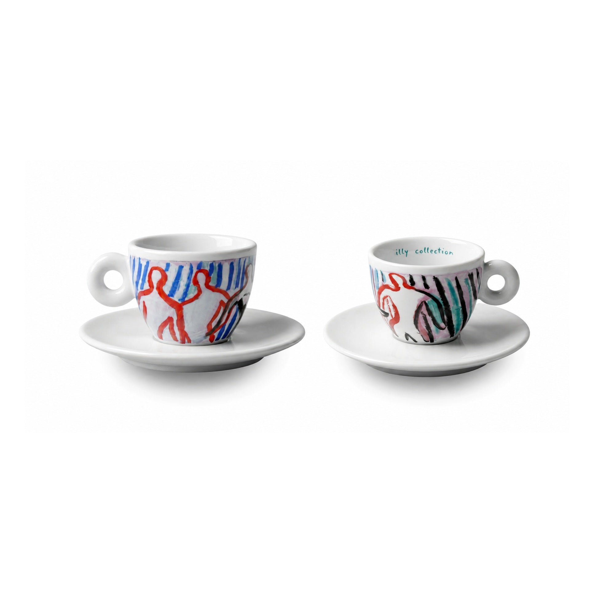 illy collection Sandro Chia 1997 – Espresso cup multicolor