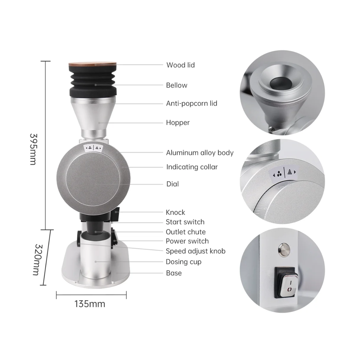 DF83V Single Dose Coffee Grinder