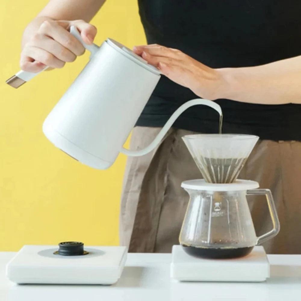 Timemore Fish Smart Electric Coffee Kettle 600ML White-kuwait-barista-tools-armista-الكويت-ارميستا-باريستا